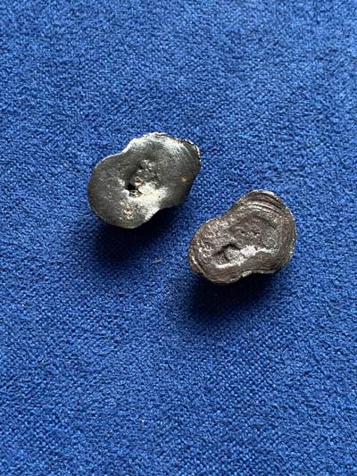 《竞宝斋》第423场 周日，周一，周二  3场连拍 （全场包邮） 两枚一组 束腰迷你银锭 5.58g