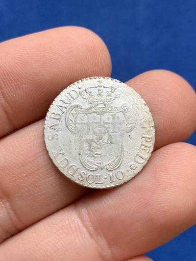 《竞宝斋》第423场 周日，周一，周二  3场连拍 （全场包邮） 意大利撒丁王国1795年10索尔银币 好品