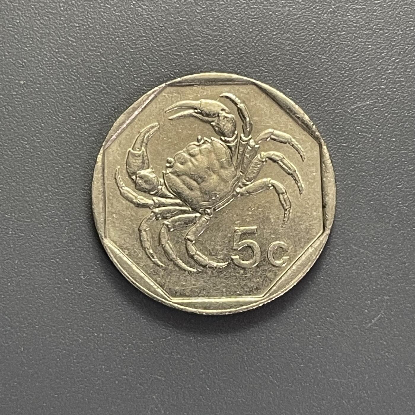 回流钱币1001-1 马尔他1991年5分 🦀