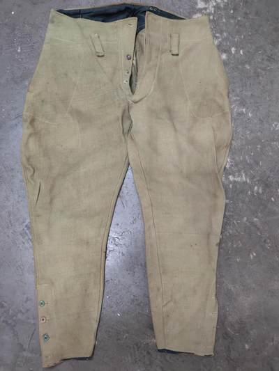 徽章杂项专场0928 - 日军战时军服裤子 骑马下装 原品