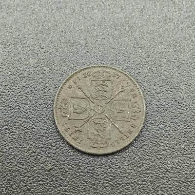 【淘币小摊】实时拍第七百五十五拍  散币批场  满百包邮可预留二周 每周一统一发货   - 英国1887年维多利亚弗洛林袖珍后铸铁币