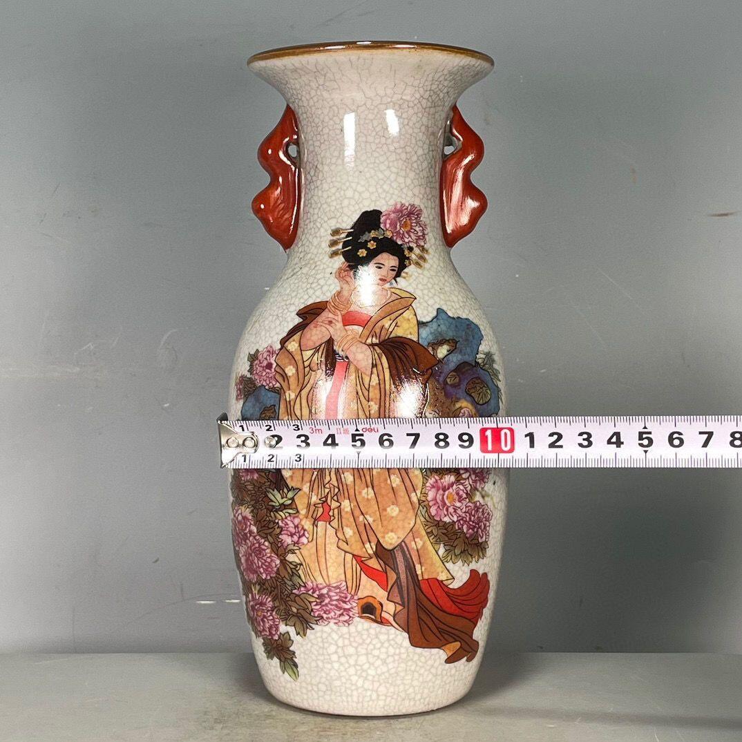 精品老瓷器专场 四大美女赏瓶摆件 四件