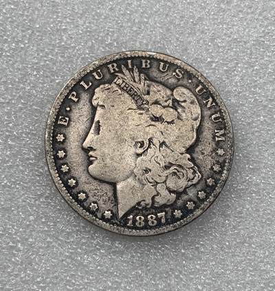 世界钱币专场拍卖 - 1887年I版美国摩根女神一美元流通银币