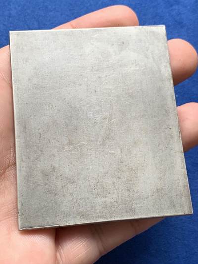 《竞宝斋》第423场 周日，周一，周二  3场连拍 （全场包邮） 19世纪末至20世纪初法国著名的金属艺术品工坊Opus Fonfreide作A.E. Jacoulet镀银铜章 Jacoulet为19世纪法国著名徽章雕刻师 144.5克 59*72mm 丰饶角铜标