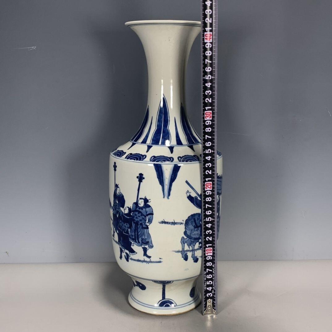 精品老瓷器专场 青花人物故事赏瓶