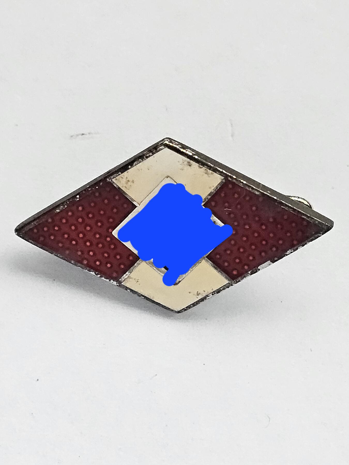 德国1930-1945年期间青年团使用的徹章 品相自鉴琺琅林质 带rzm标m1/143广制造 