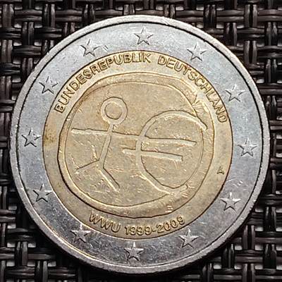 布加迪🐬～世界钱币(上海)🌾第 246 期 /  各国套币和散币 - 欧元～德国🇩🇪 2009年 2欧元