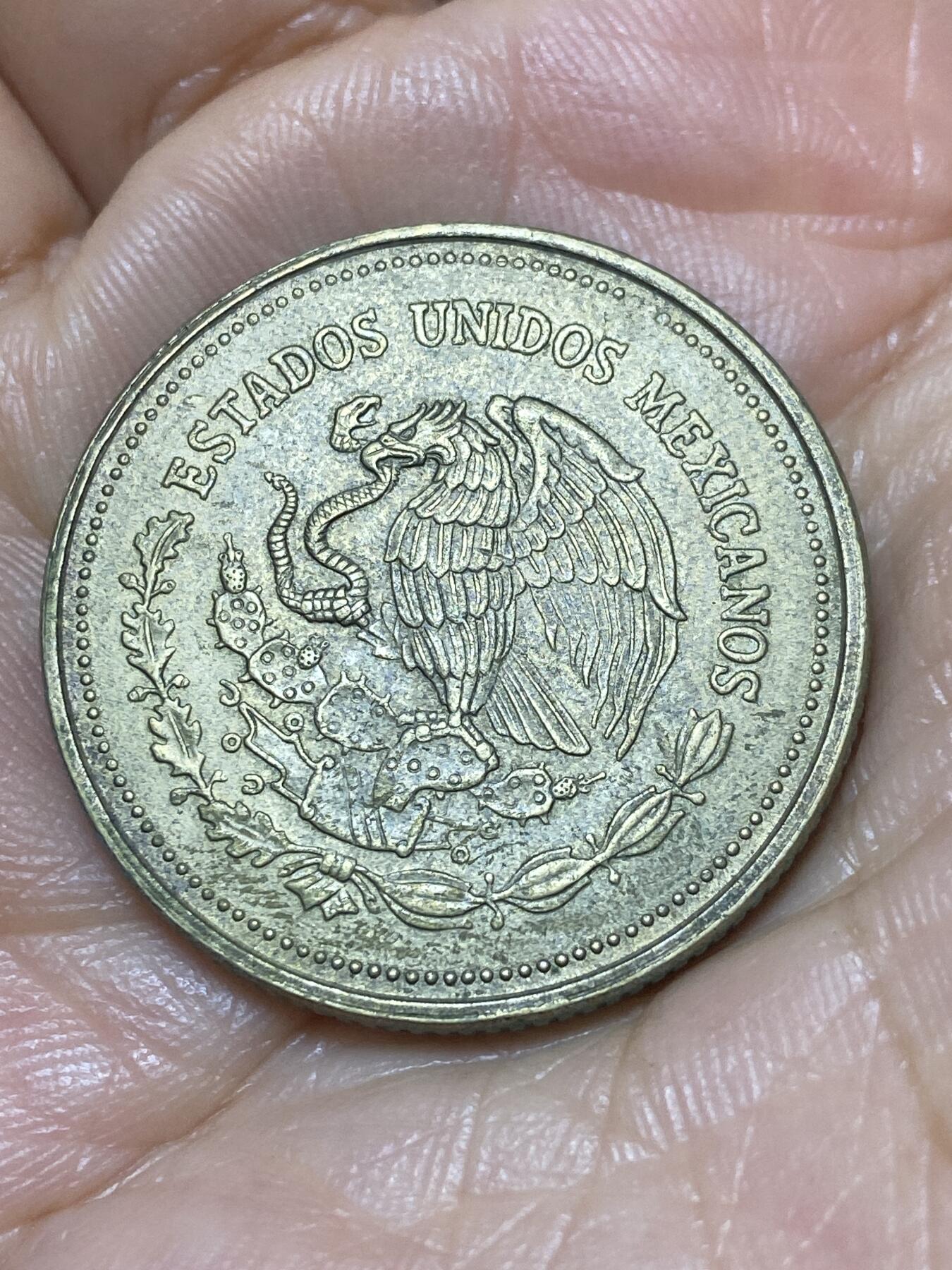 2025年第九十八场(总第一百二十四场）外国好品散币(免佣金) 墨西哥🇲🇽 1988年1000比索