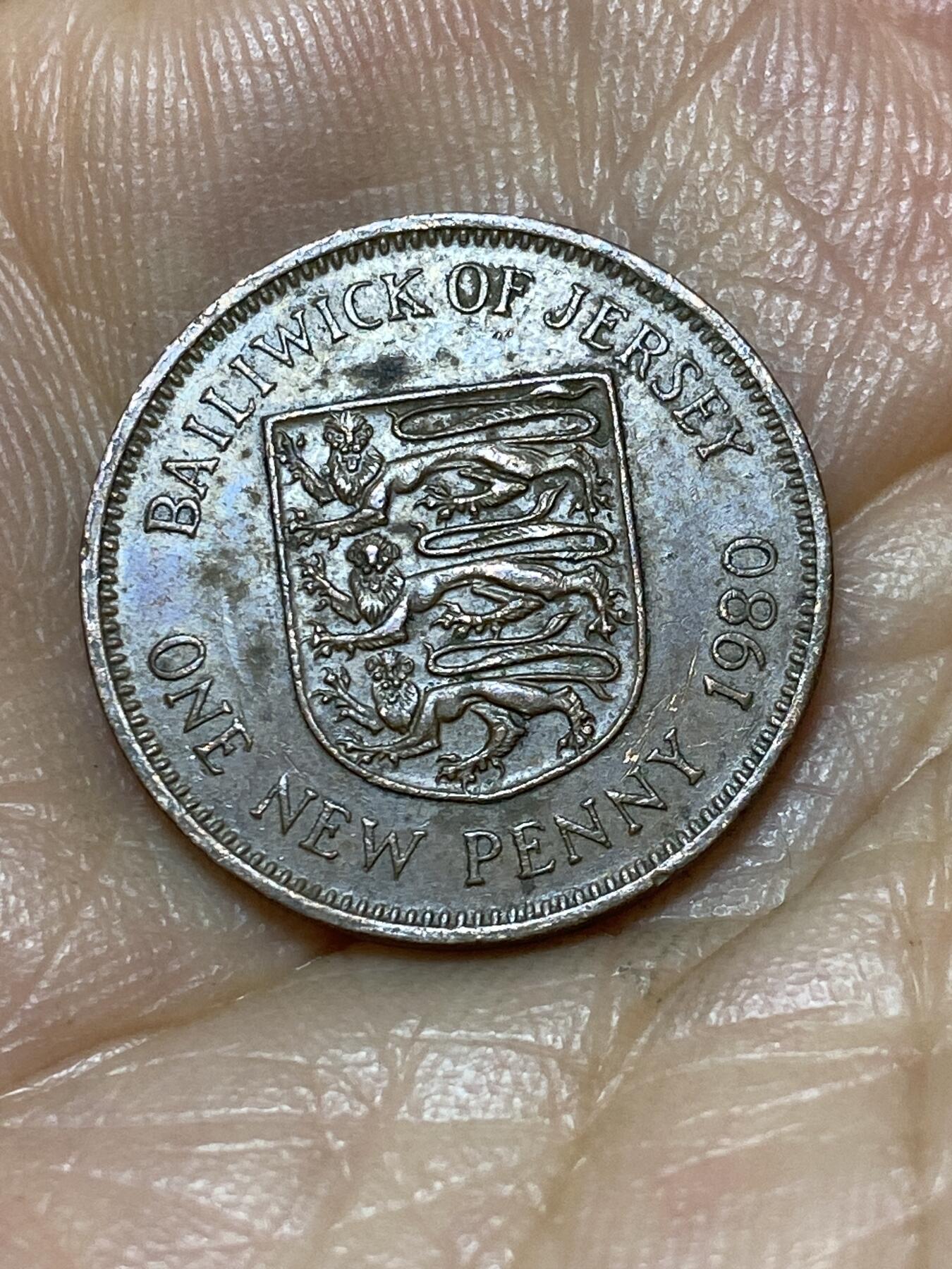 2025年第九十八场(总第一百二十四场）外国好品散币(免佣金) 英属泽西岛🇯🇪1980年1新便士
