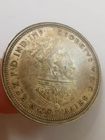 巨藏钱币第二期10月3号8点开拍古今中外硬币专场 澳大利亚1927年1福林银币美品11.3克