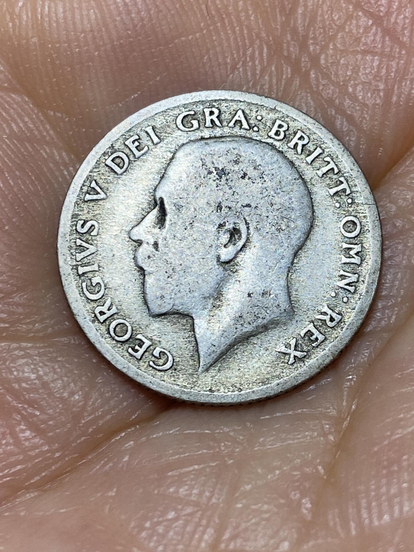 2025年第九十八场(总第一百二十四场）外国好品散币(免佣金) 英国🇬🇧1920年6便士银币(乔治五世第二版首发年，500银)