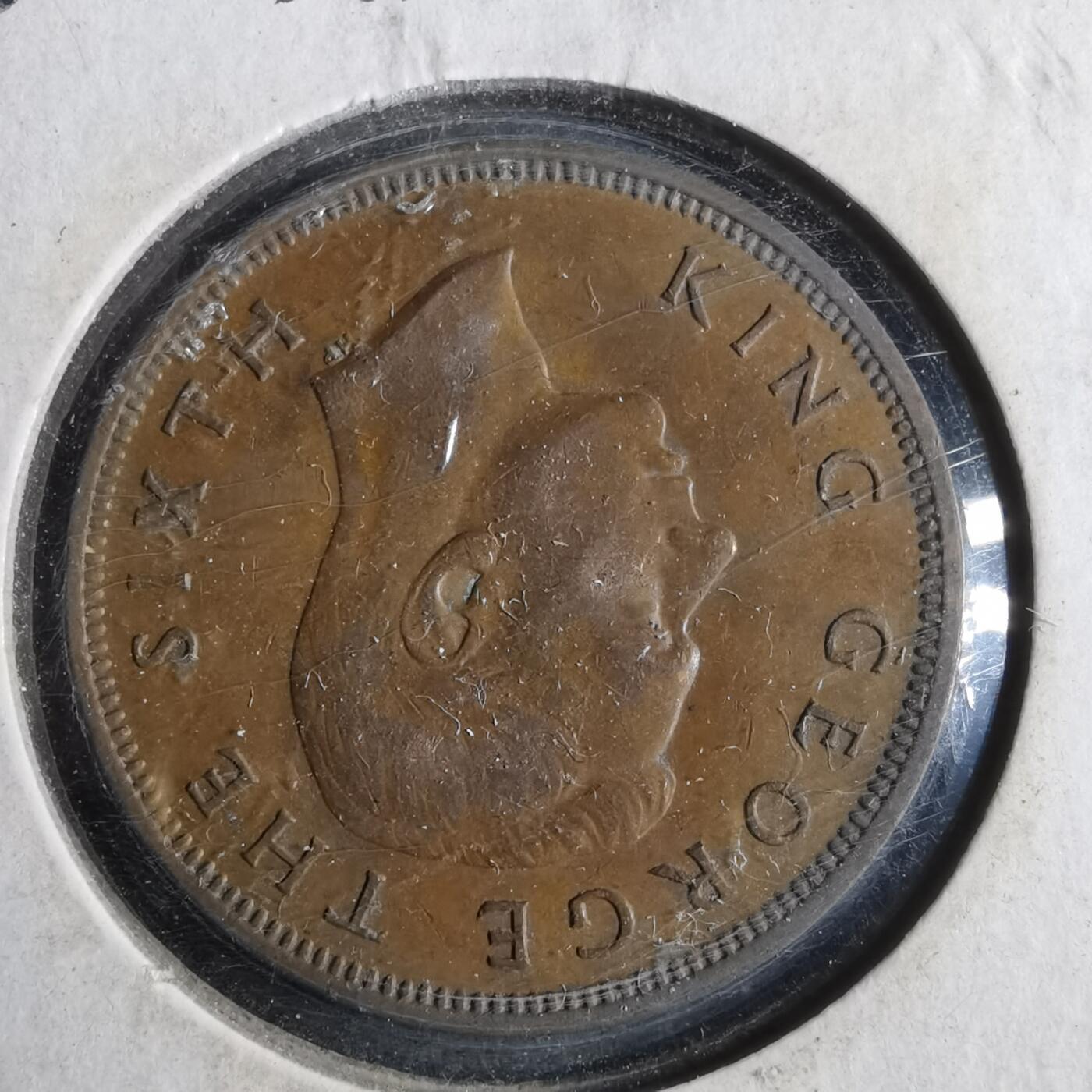 沼泽如烟--第857场 新西兰1949年半便士