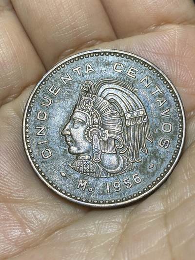 2025年第九十八场(总第一百二十四场）外国好品散币(免佣金) - 墨西哥🇲🇽1956年50分大铜币