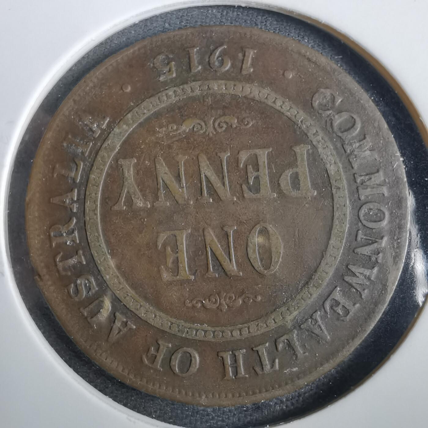 沼泽如烟--第857场 澳大利亚1915年1便士