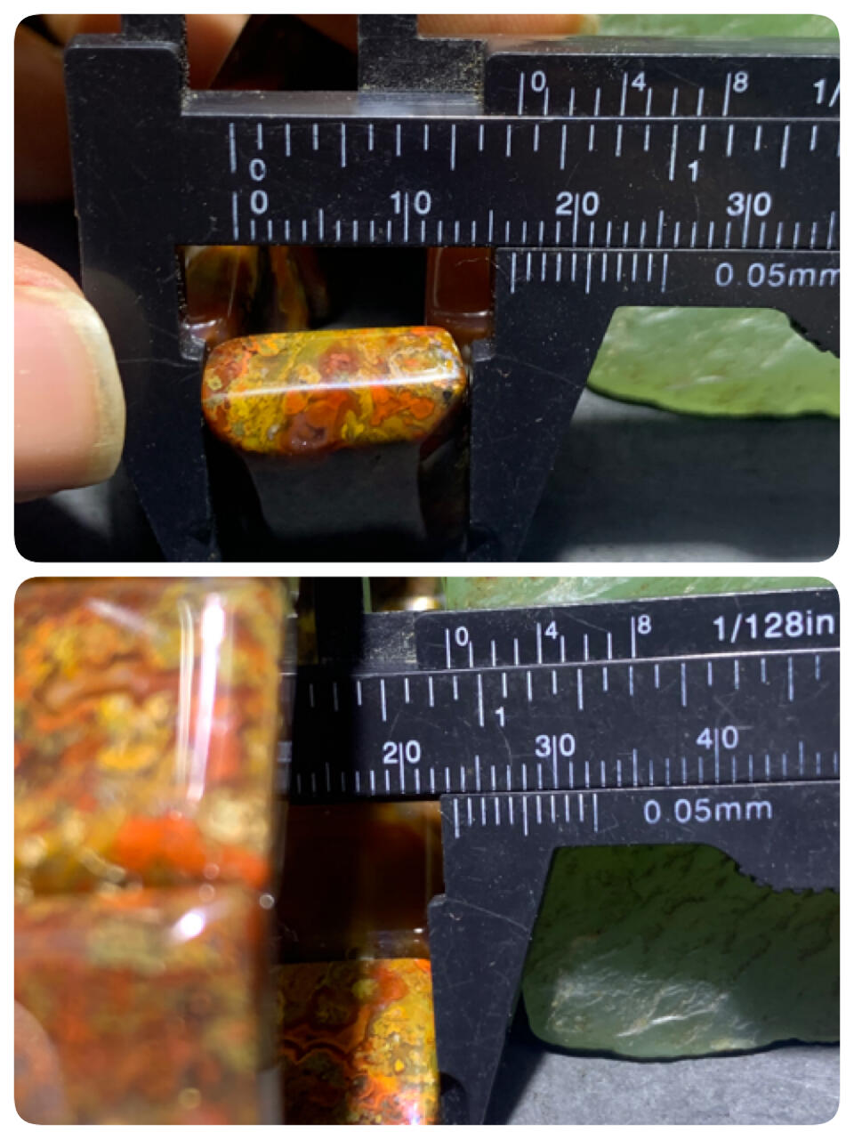 战国红玛瑙草花纹手排一只，