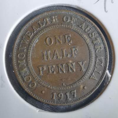 沼泽如烟--第857场 - 澳大利亚1917年半便士