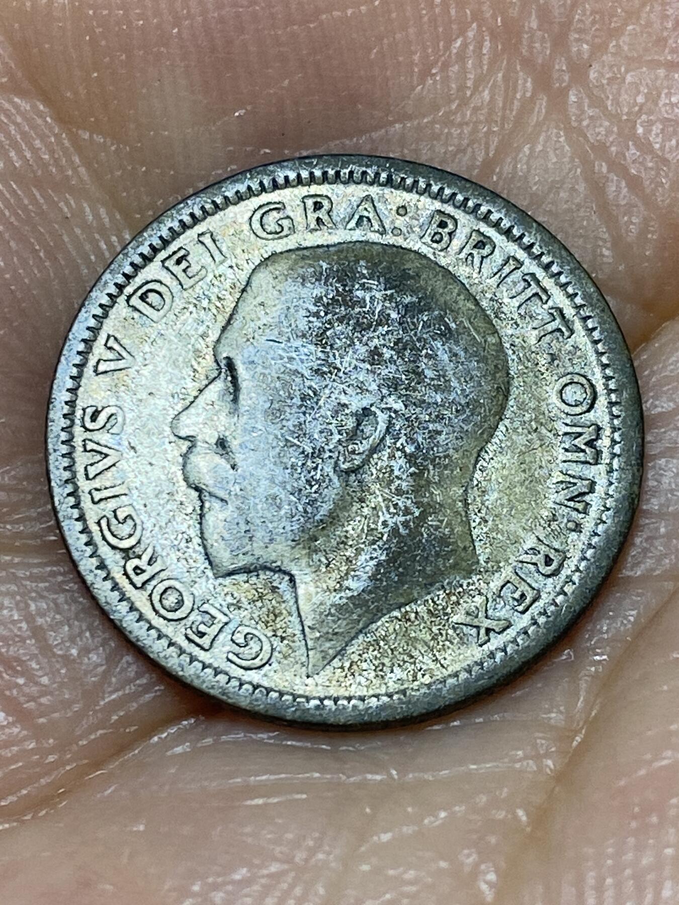 2025年第九十八场(总第一百二十四场）外国好品散币(免佣金) 英国🇬🇧1925年6便士银币(乔治五世第二版关门年，500银)