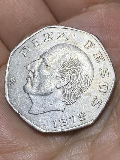 2025年第九十八场(总第一百二十四场）外国好品散币(免佣金) - 墨西哥🇲🇽1979年10比索(第二版厚版)