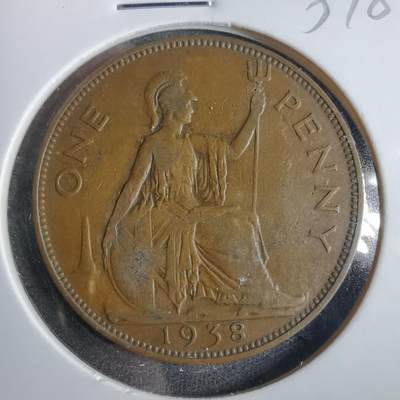 沼泽如烟--第857场 - 英国1938年1便士