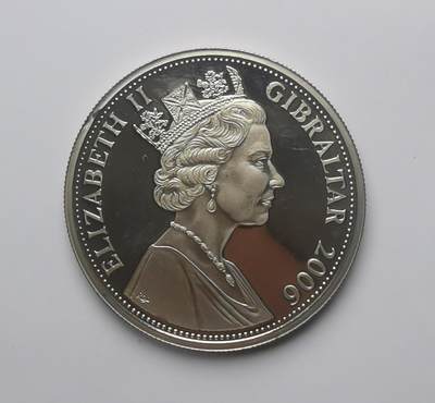 巨藏钱币第二期10月3号8点开拍古今中外硬币专场 直布罗陀2006年1克朗镍币纪念大