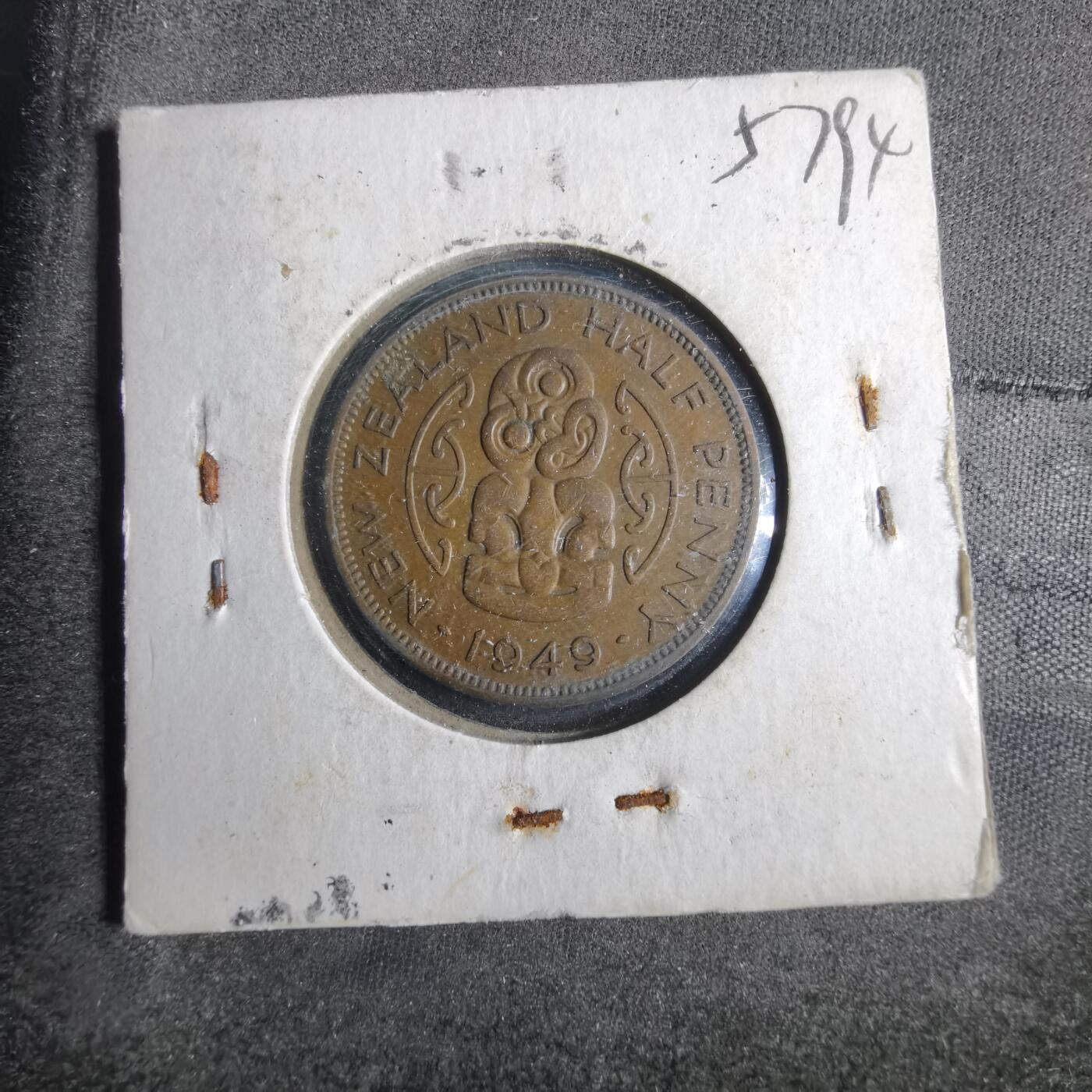 沼泽如烟--第857场 新西兰1949年半便士