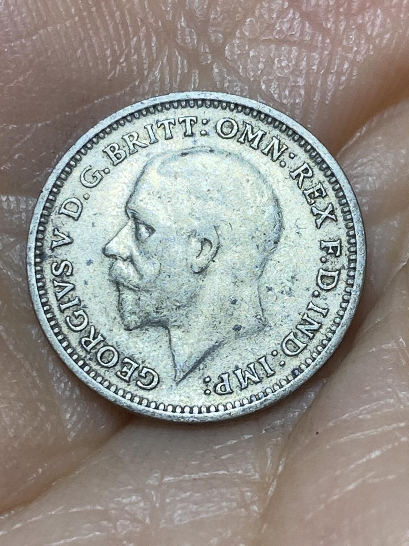 2025年第九十八场(总第一百二十四场）外国好品散币(免佣金) 英国🇬🇧1933年3便士银币(乔治五世第三版，500银)