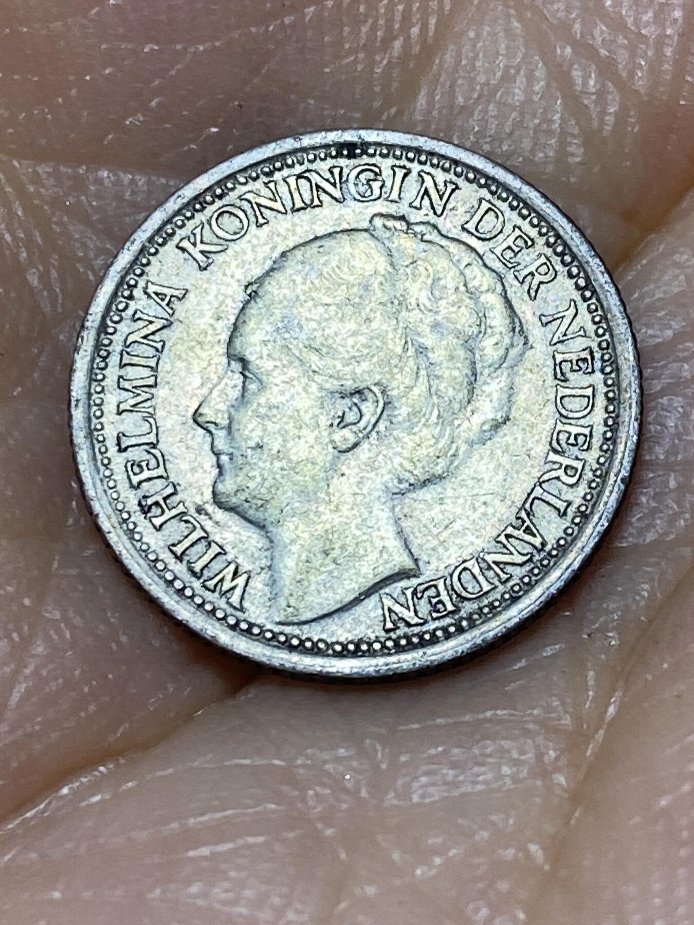 2025年第九十八场(总第一百二十四场）外国好品散币(免佣金) 荷兰🇳🇱1937年10分银币(威廉明娜女王中年头像，Grapes –葡萄标，640银)