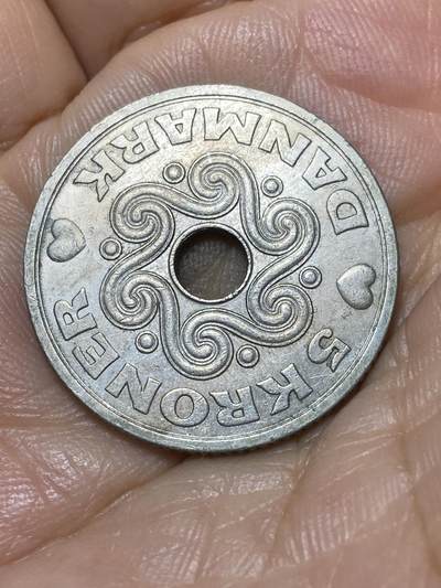 2025年第九十八场(总第一百二十四场）外国好品散币(免佣金) - 丹麦🇩🇰1991年5克朗(玛格丽特二世，LG; JP; A版)