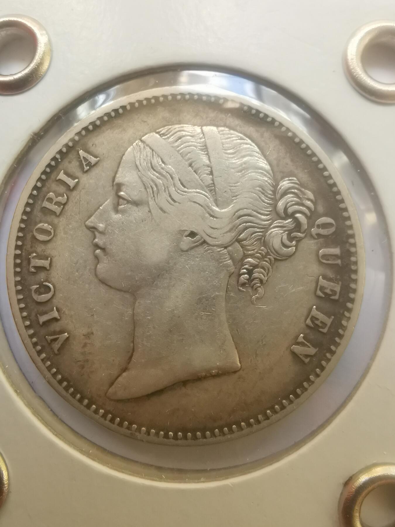 巨藏钱币第二期10月3号8点开拍古今中外硬币专场 英属印度1840年1卢比银币美品