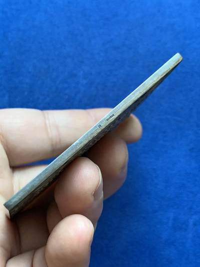 《竞宝斋》第424场 周日，周一，周二  3场连拍 （全场包邮） 法国皮埃尔商会欧洲矿业与铸造纪念镀银铜章 纪念奥古斯特·勒列夫尔主席50周年诞辰 90.9克 50.5*71mm 正方形铜标 原装包装盒保存 缪泽勒目录编号18/115 F