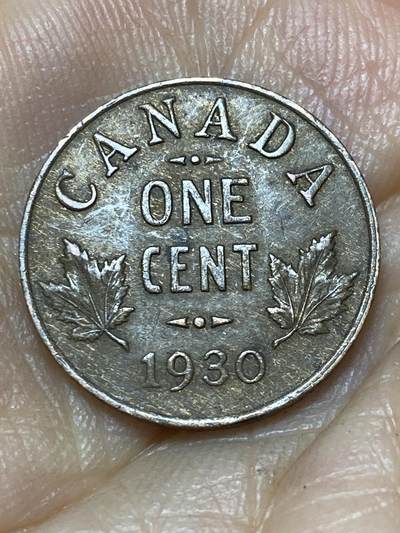2025年第九十八场(总第一百二十四场）外国好品散币(免佣金) - 加拿大🇨🇦1930年1分(乔治五世第三版)