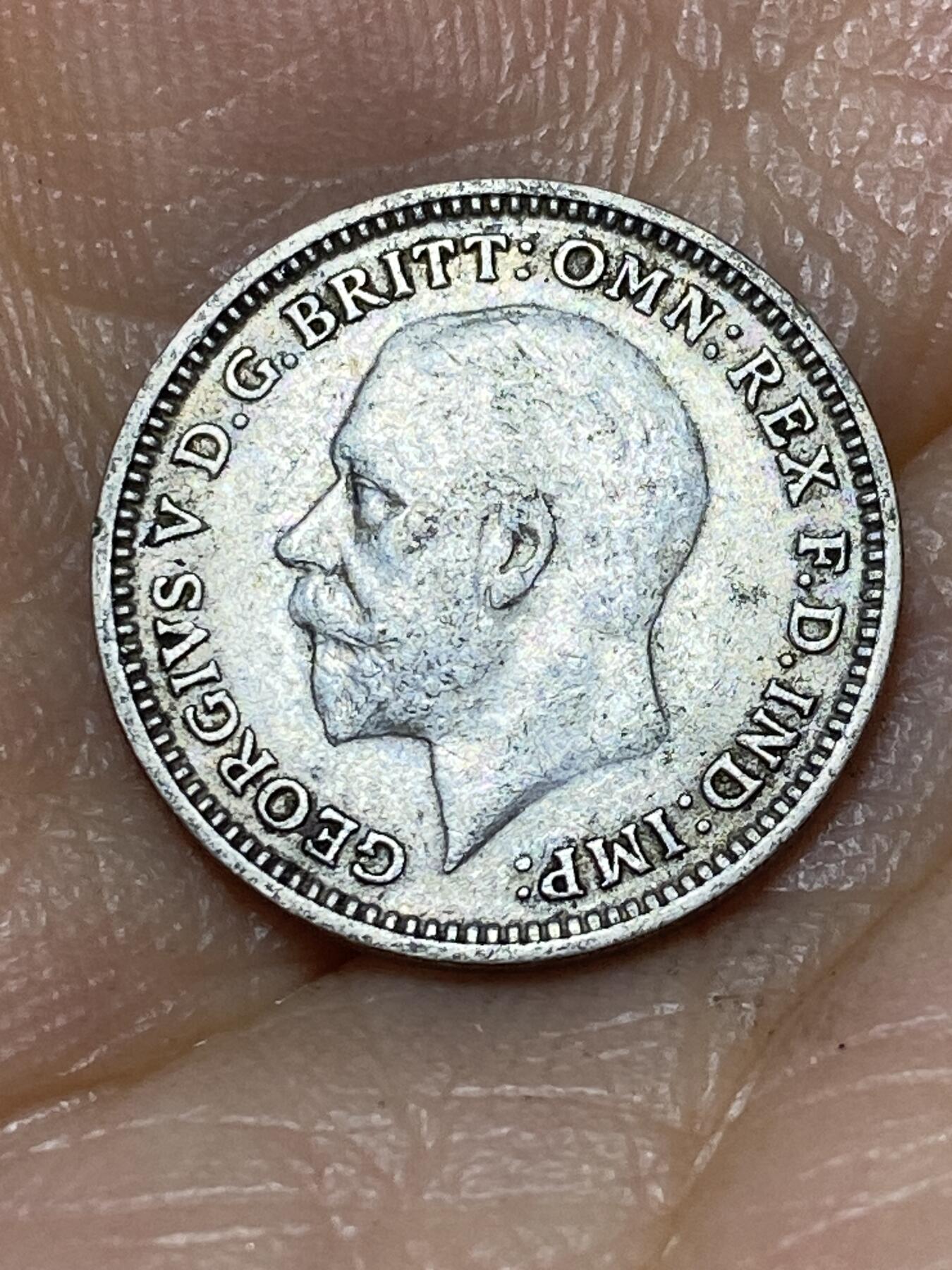 2025年第九十八场(总第一百二十四场）外国好品散币(免佣金) 英国🇬🇧1932年3便士银币(乔治五世第三版，500银)