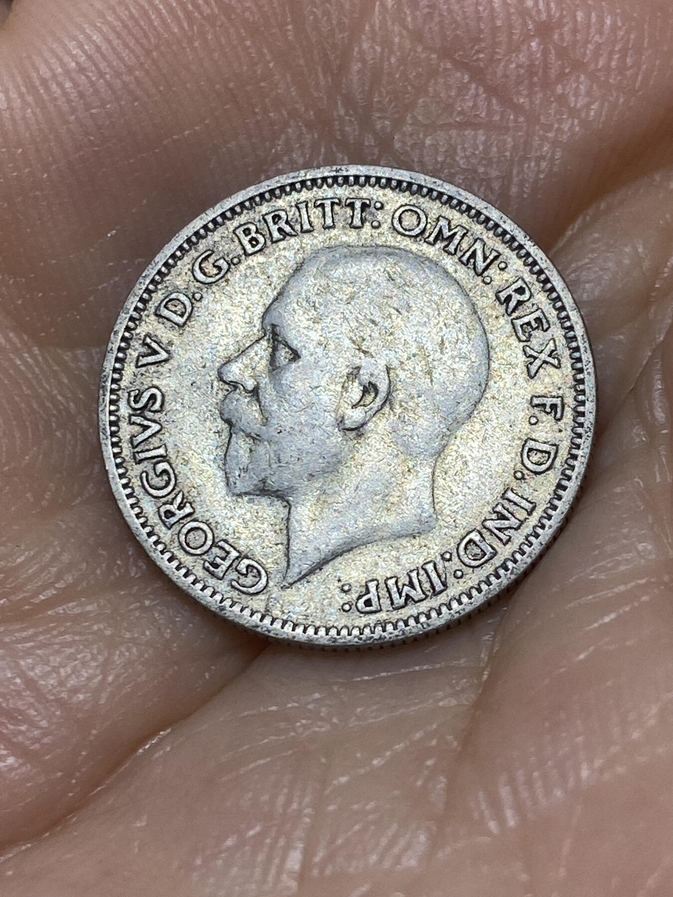 2025年第九十八场(总第一百二十四场）外国好品散币(免佣金) 英国🇬🇧1936年6便士银币(乔治五世逝世年，第五版关门年，500银)