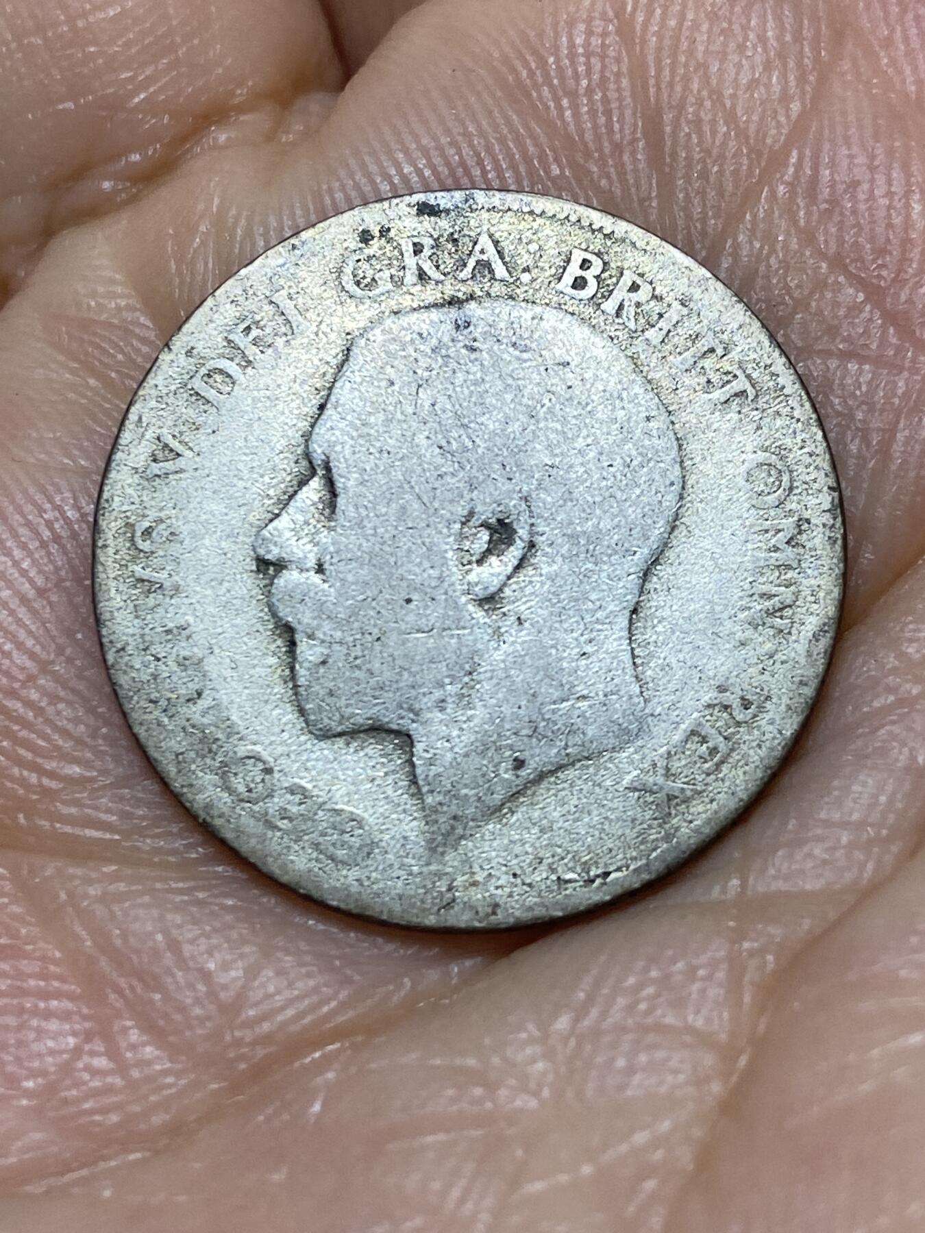 2025年第九十八场(总第一百二十四场）外国好品散币(免佣金) 英国🇬🇧1922年1先令银币(乔治五世第二版，500银)