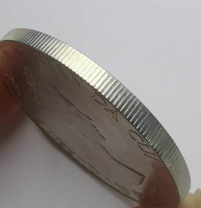 巨藏钱币第二期10月3号8点开拍古今中外硬币专场 特里斯坦达库尼亚2000年50便士克朗型大镍币