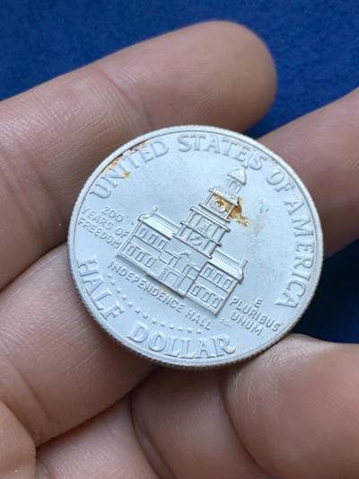 《竞宝斋》第424场 周日，周一，周二  3场连拍 （全场包邮） 美国1976年建国两百周年肯尼迪半美元银币