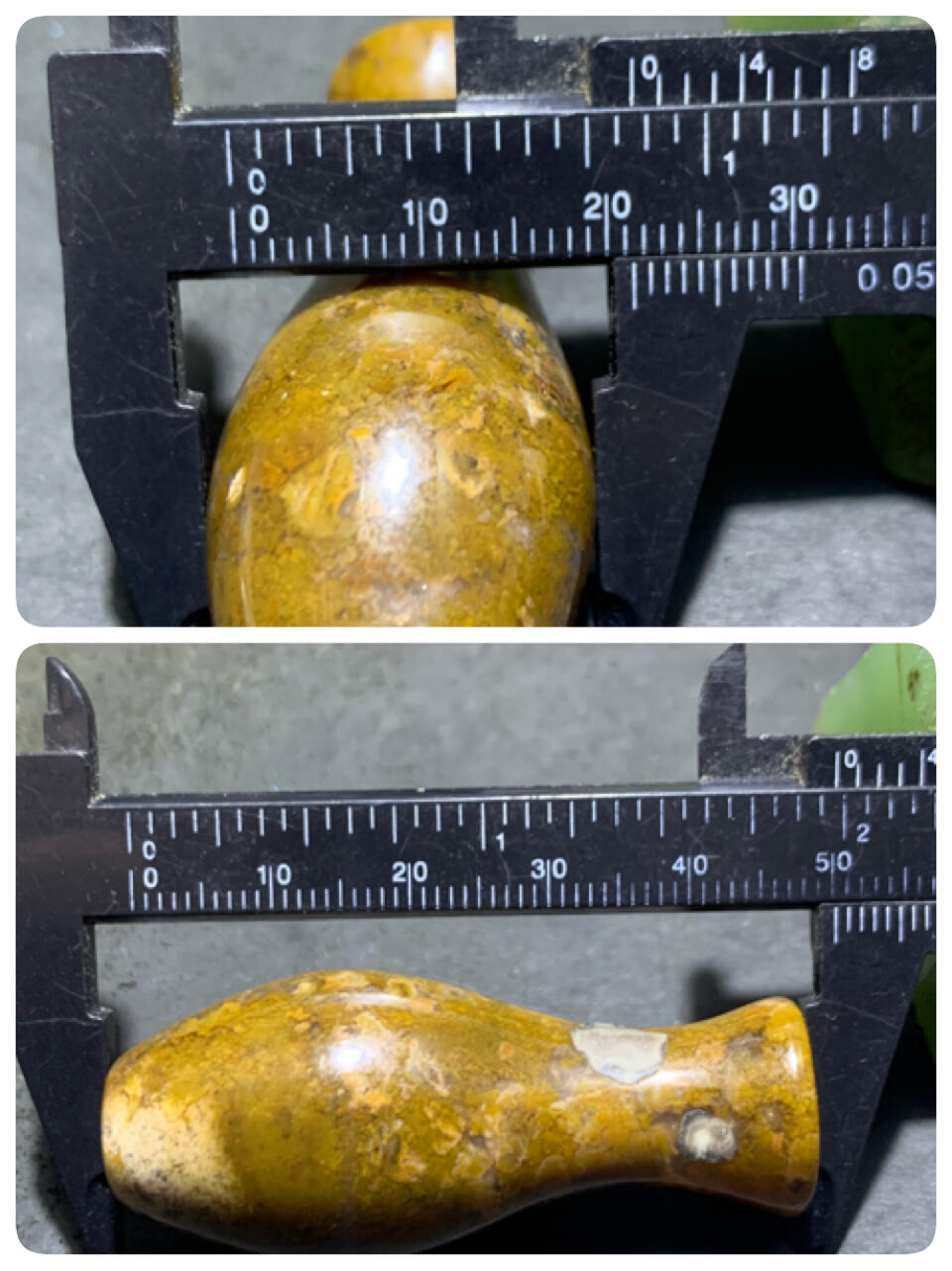 精美高玉化高润度黄金草花纹水草玛瑙瓶珠（吊坠）一个！