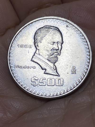 2025年第九十八场(总第一百二十四场）外国好品散币(免佣金) - 墨西哥🇲🇽1988年500比索