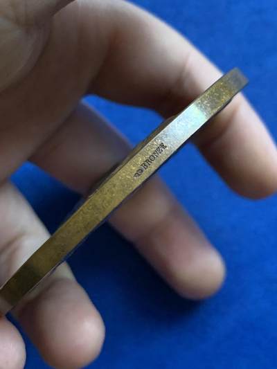 《竞宝斋》第424场 周日，周一，周二  3场连拍 （全场包邮） 1885年国民议会朱尔·格雷维当选总统纪念大铜章 166.5克 71.5mm 丰饶角铜标 原装原盒，保存很好，稀有。