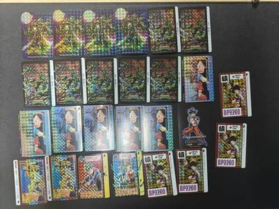 天玑星卡拍第126期《9.29周一截拍》持续收拍收评中 满赠卡需备注 - 动漫经典 26张 格子闪 自制卡