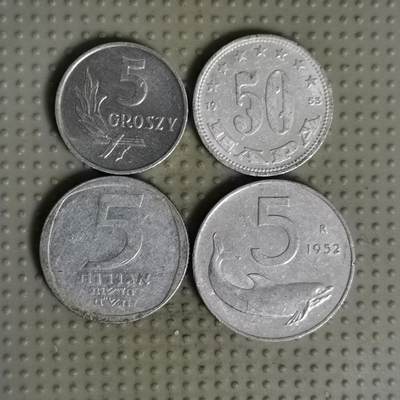 2025年第93场各国散币拍卖（总第93场）30号集中发一次货 - 铝币4枚第一组