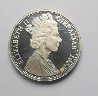 巨藏钱币第二期10月3号8点开拍古今中外硬币专场 直布罗陀2006年1克朗镍币纪念大