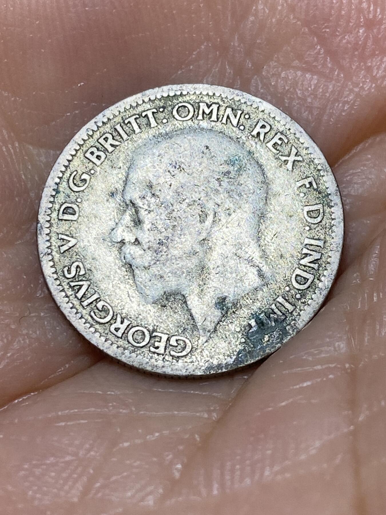 2025年第九十八场(总第一百二十四场）外国好品散币(免佣金) 英国🇬🇧1932年6便士银币(乔治五世第五版，500银)