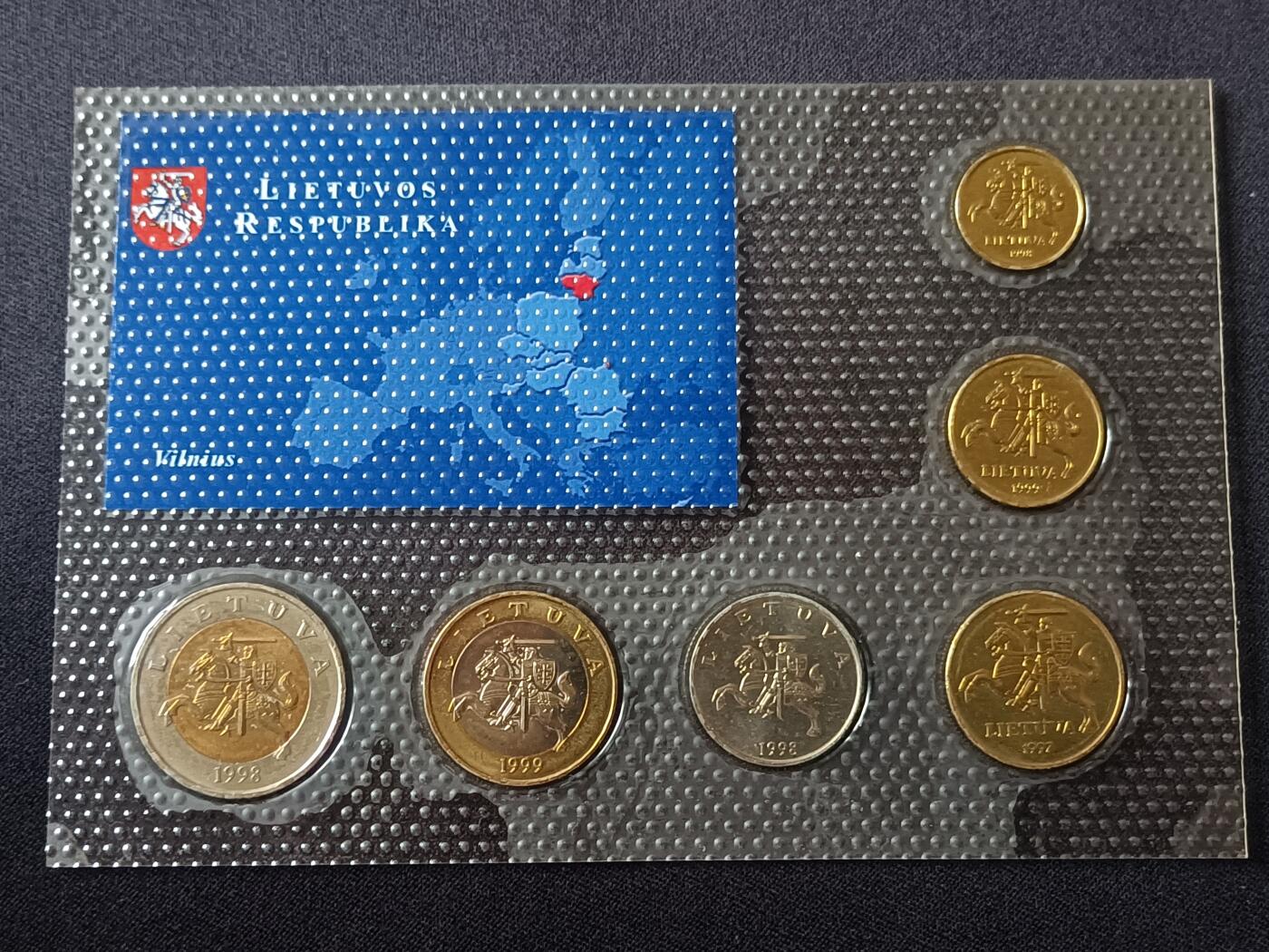 【游宝拍卖】国庆节专场-71期 好品组币 10.1集拍 立陶宛🇱🇹套币 邮寄运输过程可能脱胶