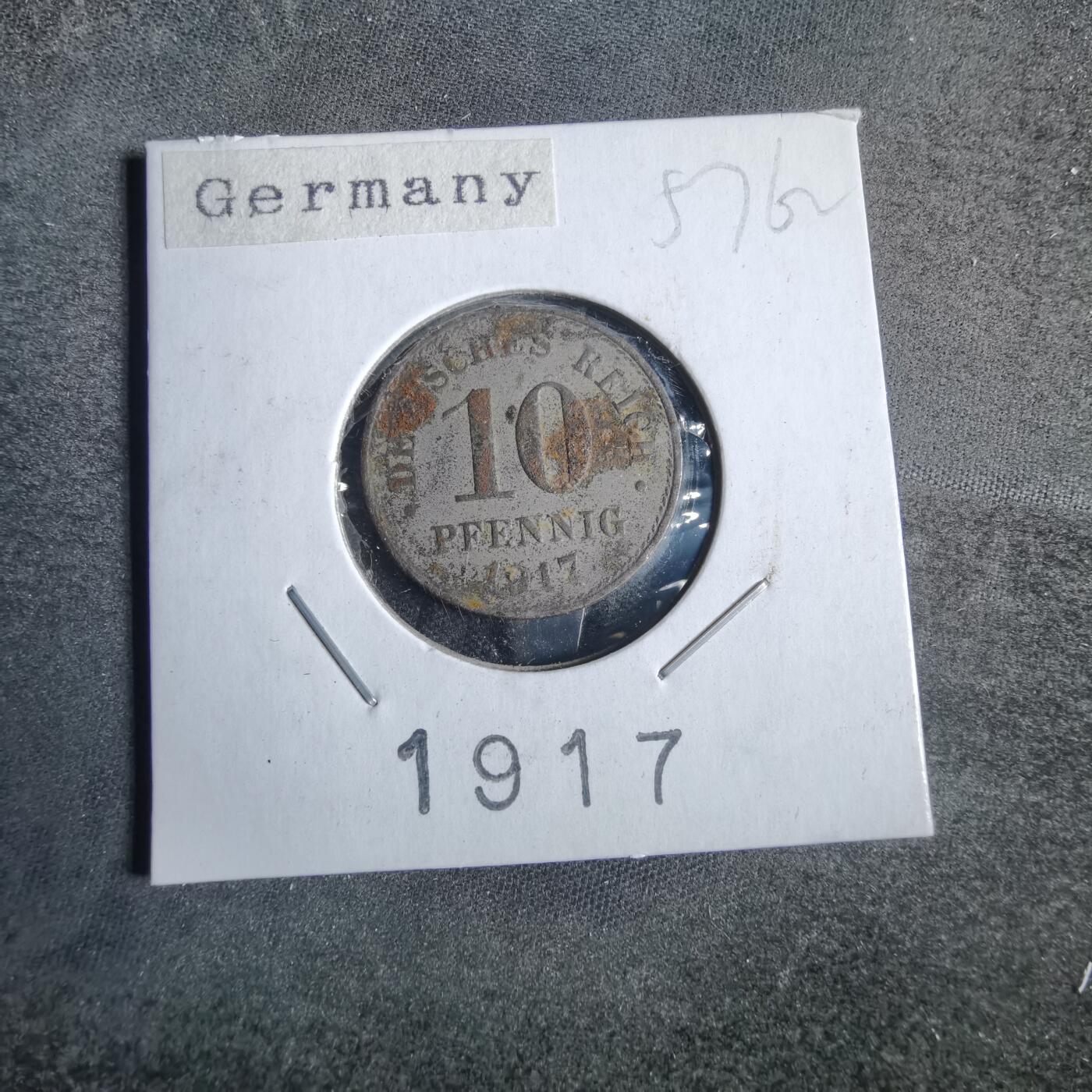 沼泽如烟--第857场 德国1917年10芬尼