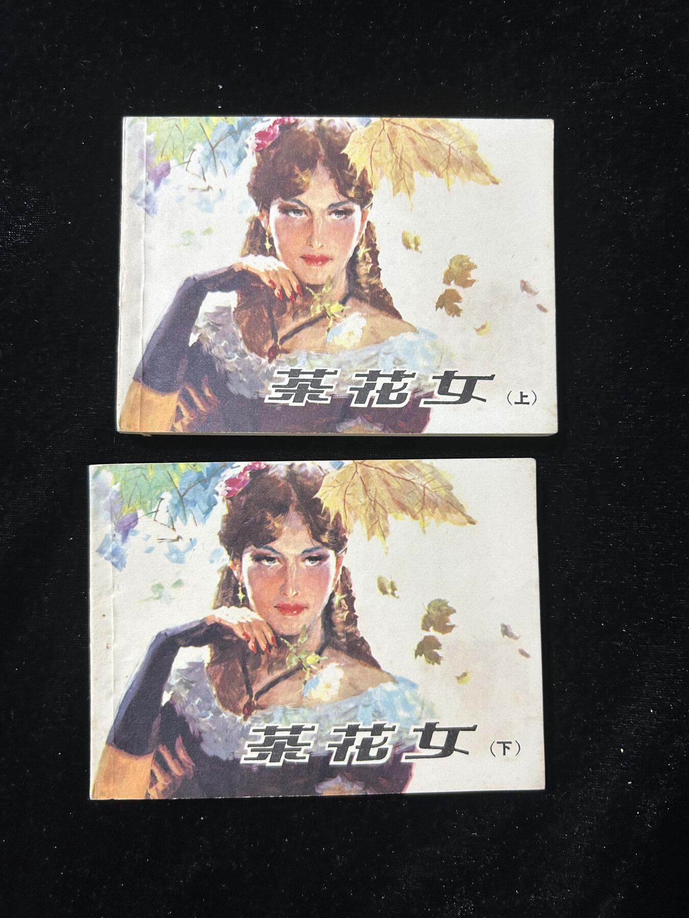 连环画拍卖专场 茶花女，上下册全套