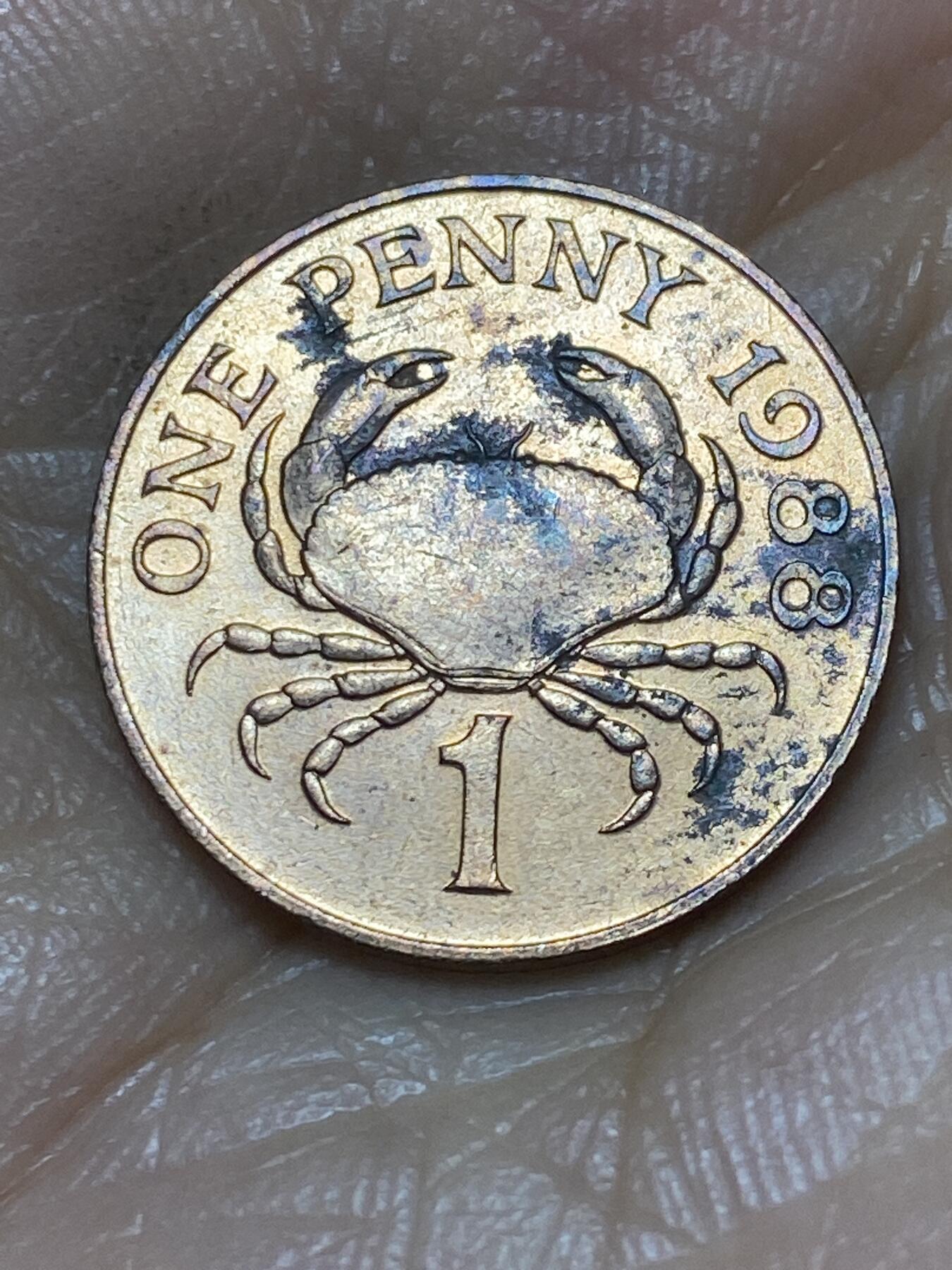 2025年第九十八场(总第一百二十四场）外国好品散币(免佣金) 英属根西岛🇬🇬1988年1便士
