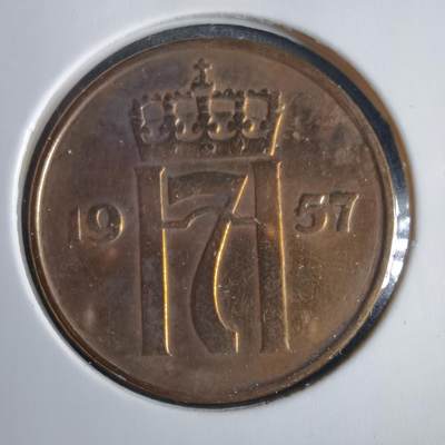 沼泽如烟--第857场 - 挪威1957年5欧尔