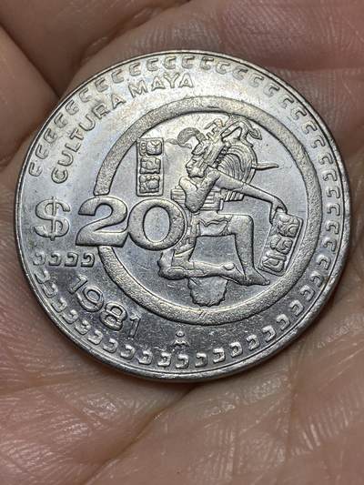 2025年第九十八场(总第一百二十四场）外国好品散币(免佣金) - 墨西哥🇲🇽1981年20比索