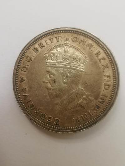 巨藏钱币第二期10月3号8点开拍古今中外硬币专场 澳大利亚1927年1福林银币美品11.3克